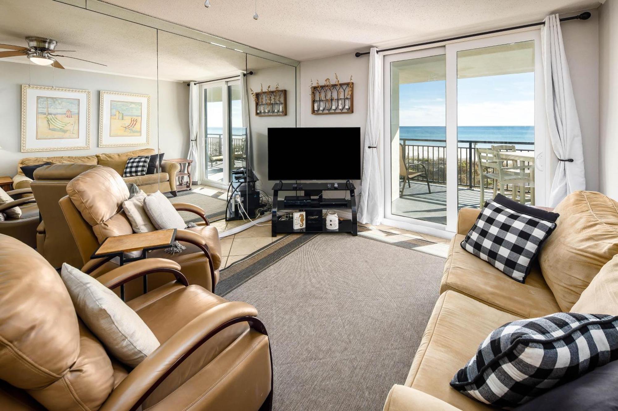 Nautilus 1201: Gulf Front Condo with Wrap-Around Balcony Fort Walton Beach Exterior photo